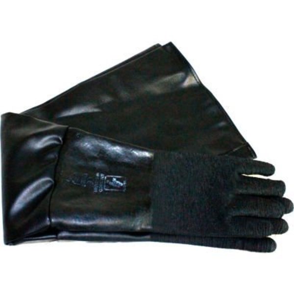 S And H Industries ALC 40250 Cloth Lined Blast Gloves, Rubber 40250